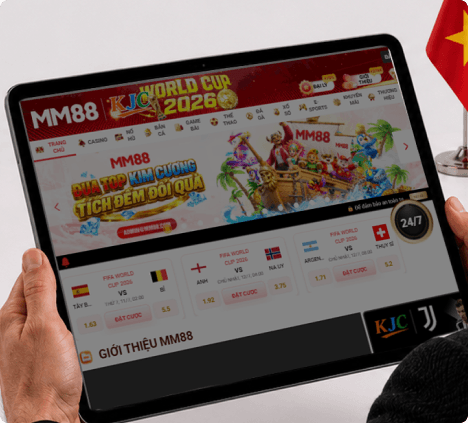 MM88 trên tablet
