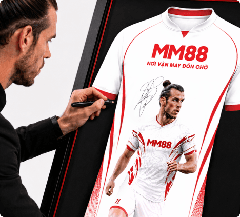 Áo đấu MM88 có chữ ký Gareth Bale