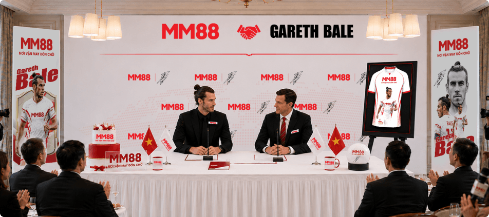 Buổi họp báo MM88 x Gareth Bale